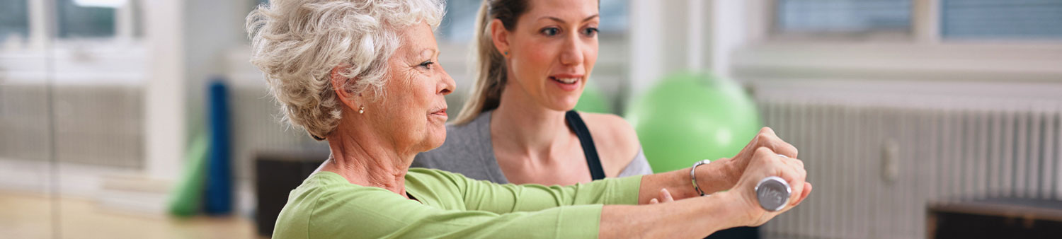 Elderly Woman Training